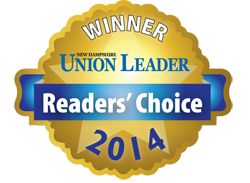 2014 Union Leader Readers' Choice Winner badge