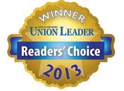 2013 Union Leader Readers' Choice Winner badge
