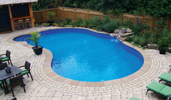 Kafko pool installed by Blue Dolphin Pools & Spas