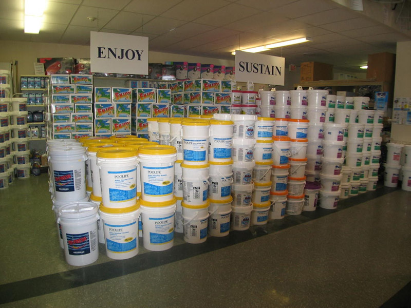 Pool Chemicals at Blue Dolphin Pools & Spas